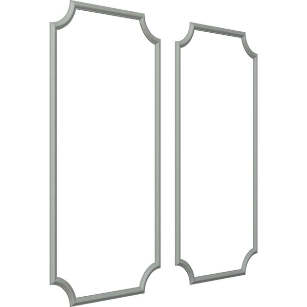 31-in. W X 62-in. H Ashford Smooth Panel Moulding Kit Double Panel
